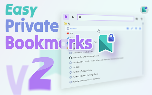 Easy Private Bookmarks