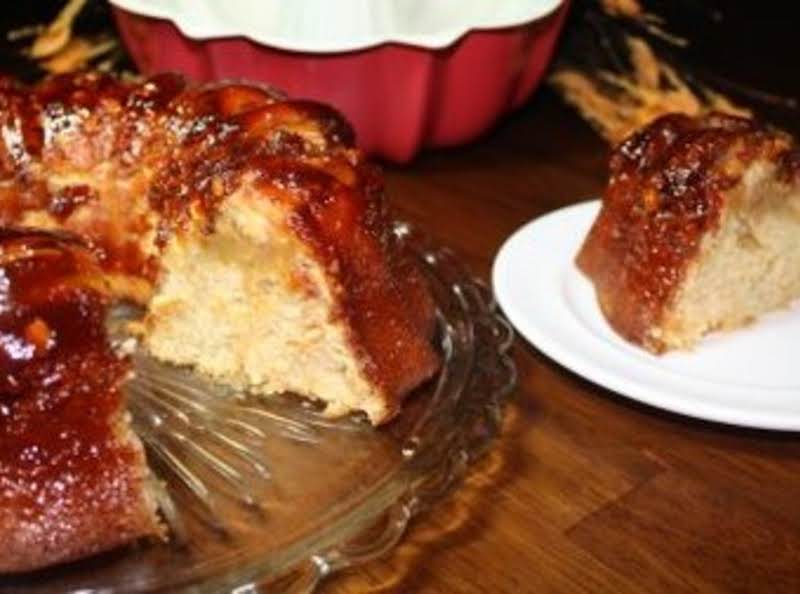 Caramel, Pecans And Bananas All In A Yummy Bundt Cake!