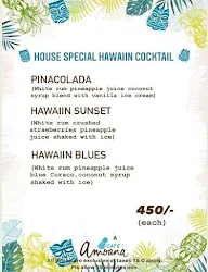 A Cafe Amoana menu 1