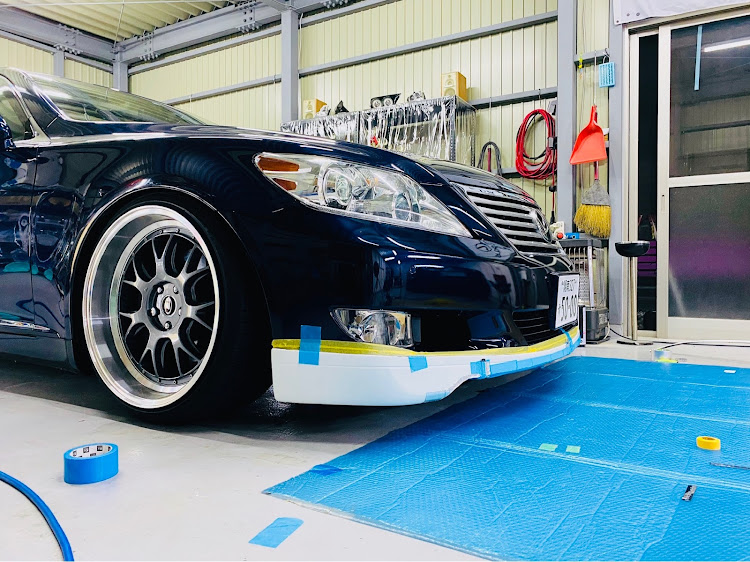 LSのYouTubeで愛車紹介させてください・YouTubeチャンネルgarageAME・あめちゃん LS・garage AME・エアロ加工に関するカスタム事例の投稿画像2枚目