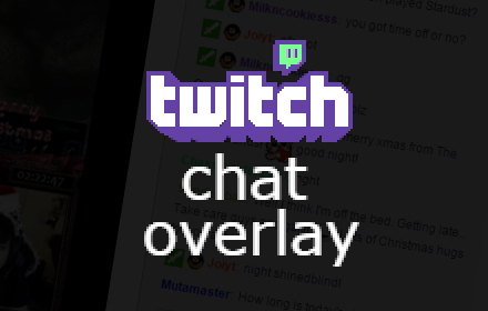 TwitchTv Chat Overlay Preview image 0