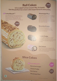 Baskin Robbins menu 2