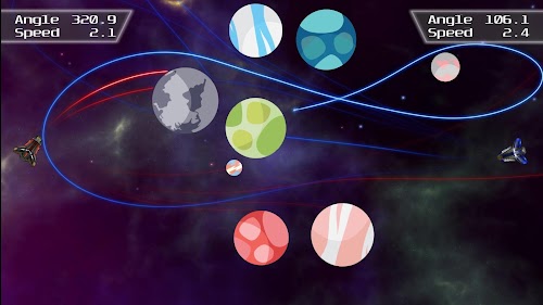 Android application Gravitrators: Space Strategy screenshort