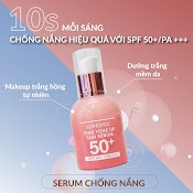 Serum Chống Nắng Lovelycc Pink Tone Up Sun Serum 30G Spf 50 +++