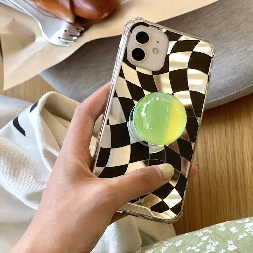 Title 5, Mirror Checkerboard Phone Case For iPhone 12. P...