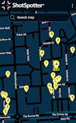 Information gathered by the acoustic gunshot detection system.