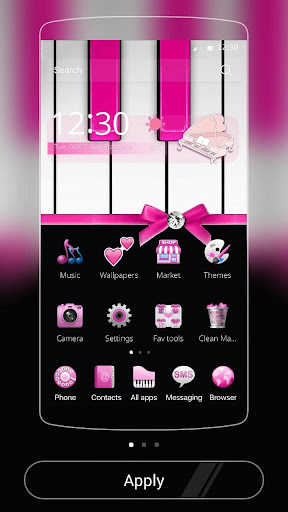 Pink Piano Theme Pink Tiles