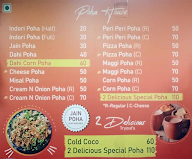 2 Delicious Poha House menu 3