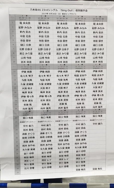 Jun Tsuchiyaさんが投稿した乃木坂46・個別握手会・永遠の神推し橋本奈々未・与田祐希・9月新曲発売決定『タイトル未定』に関するカスタム事例の投稿画像1枚目