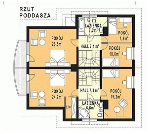 WB-3400 - Rzut poddasza