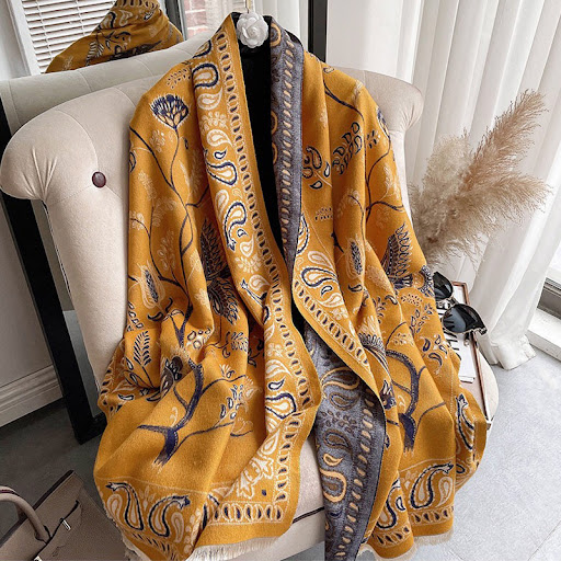 Title 3, South Korea Tassel Warm Shawl Versatile Lovers ...
