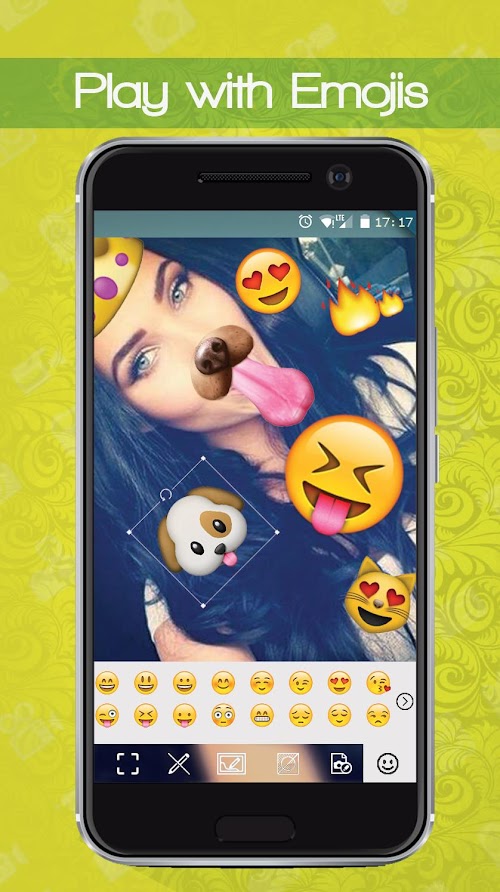 Android application snap pic filters &amp; Stickers screenshort