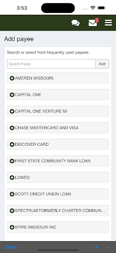 Screenshot Belgrade State Bank Mobile