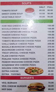 Treat Fast Food Restaurant menu 1