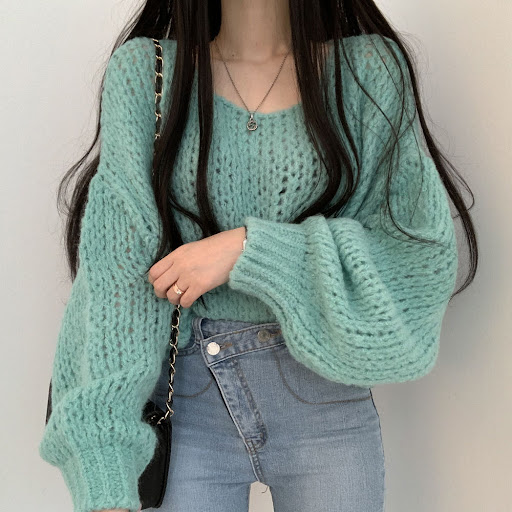 Title 1, Womens Autumn And Winter Candy Color Pullover ...