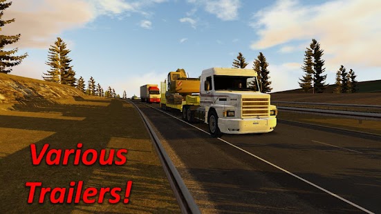 Only  in this game you can feel like a real king of the road Heavy Truck Simulator v1.51 apk mod obb data