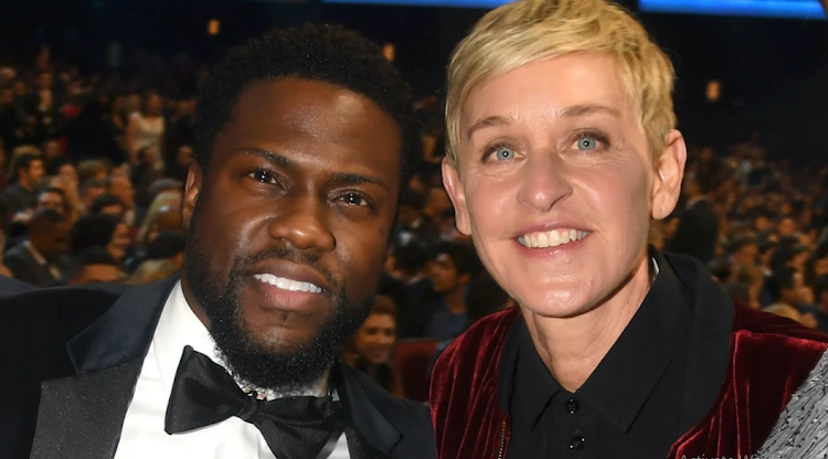 Kevin Hart and Ellen DeGeneres