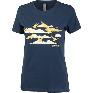 All-City Women's Fly High T-Shirt - Navy, Gold