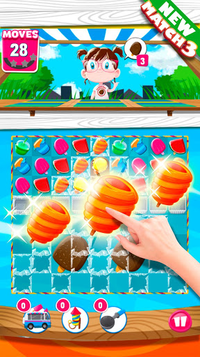 Screenshot Ice Cream Match 3 Puzzle Game