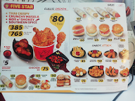Fivestar Chicken menu 1