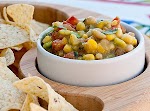 Avocado, Corn, and White Bean Salsa - was pinched from <a href="http://realmomkitchen.com/12202/avocado-corn-and-white-bean-salsa/" target="_blank">realmomkitchen.com.</a>