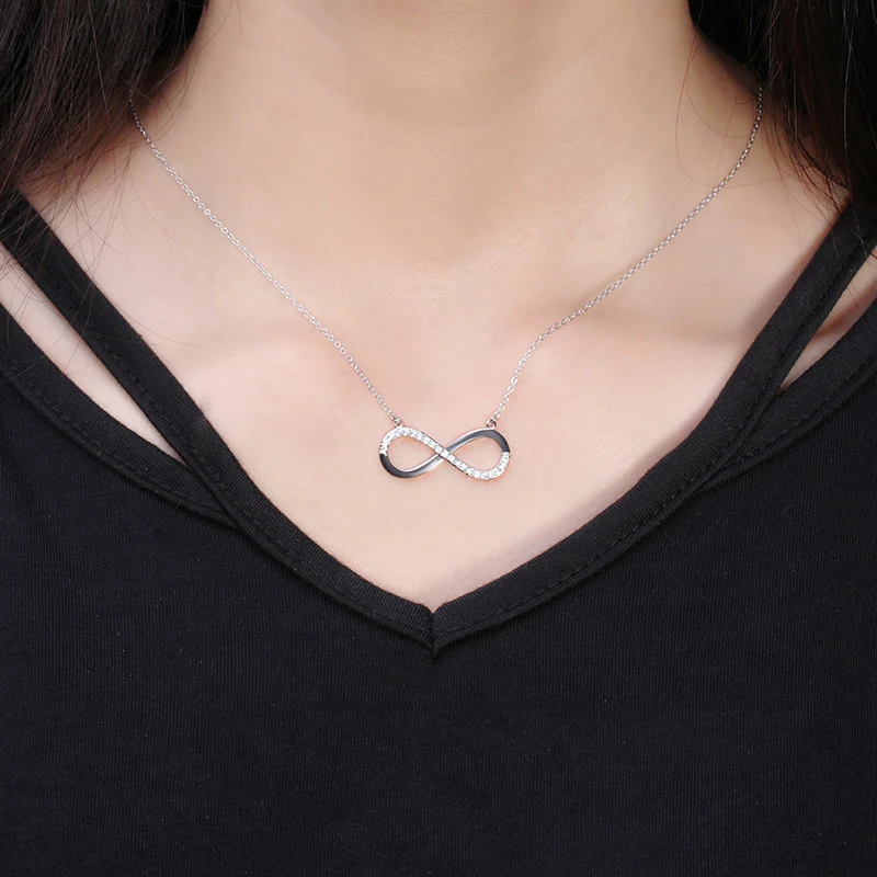 Zircon number 8 short necklace