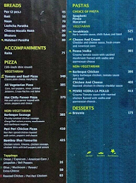 Bombay Blue menu 3