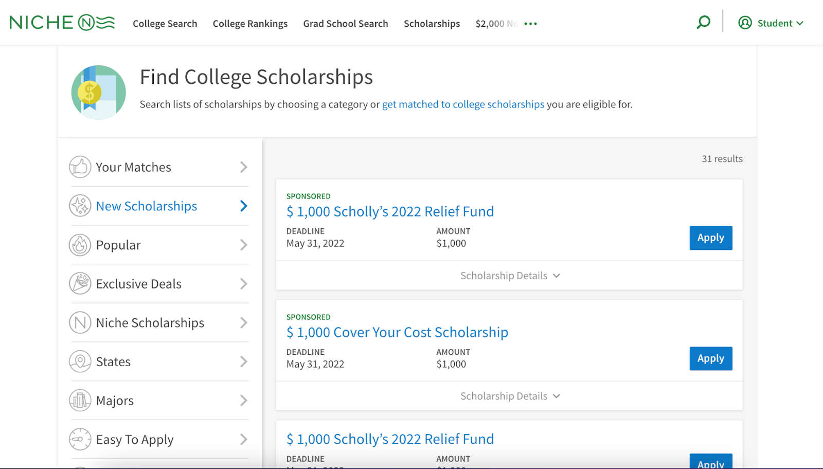 CollegeXpress: Scholarships, College Search, Lists and Rankings