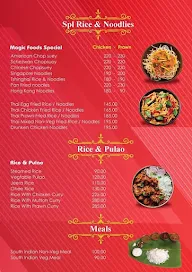 Magic Foods menu 1