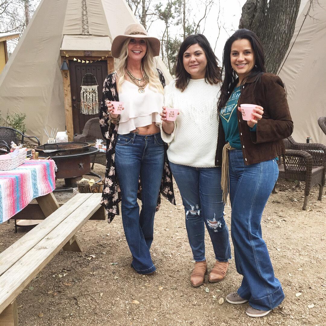 glamping bachelorette party 