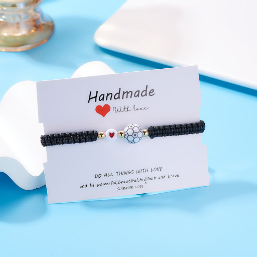 Title 8, Adjustable Ball Bracelet Sports Weaving. Experi...