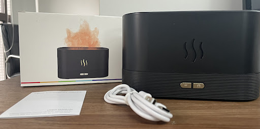 Title 8, 2022 Best Selling USB Ultrasonic Flame Humidifi...