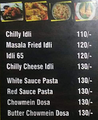 New Madras Cafe menu 2