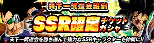 ドッカンバトル 天下一武道会ssr確定ガチャ 通常 は引くべき 神ゲー攻略