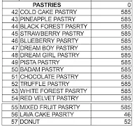 Iyengar's Bakers Lounge menu 3