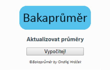 Bakaprůměr - průměr známek Bakaláři Preview image 0