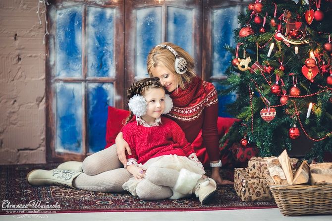 Bilder für das Silvester-Fotoshooting für Mütter und Kinder