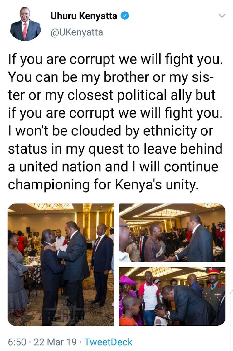 Image result for president kenyatta twitter