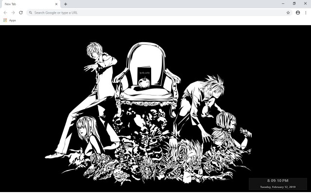 Death Note New Tab & Wallpapers Collection