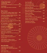 Dragon Cart menu 1