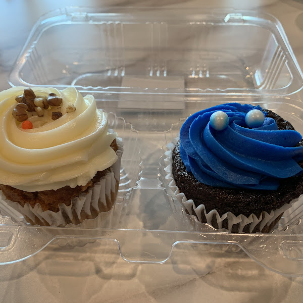 Carrott Cake & Dairy Free Cookie Monster Cupcakes