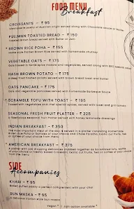 Blackettle Cafe menu 1