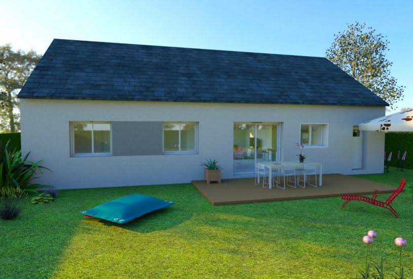  Vente Terrain + Maison - Terrain : 405m² - Maison : 90m² à Sainte-Jamme-sur-Sarthe (72380) 