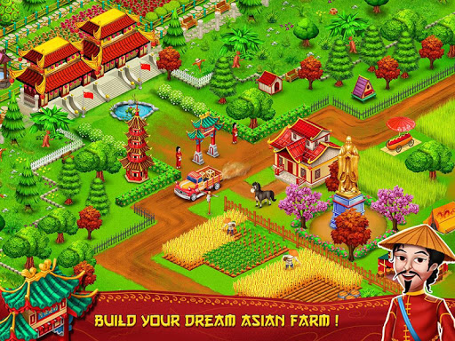 Asian Town Farm : Offline Village Farming Game