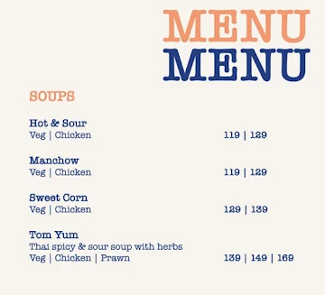 Chop Chop - Wok to Go menu 