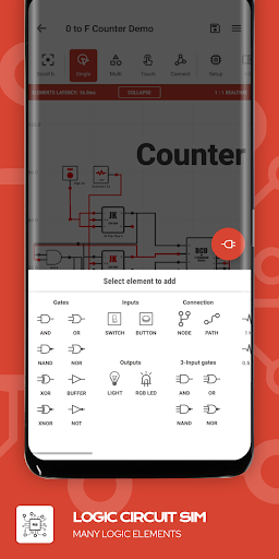 Screenshot Logic Circuit Simulator
