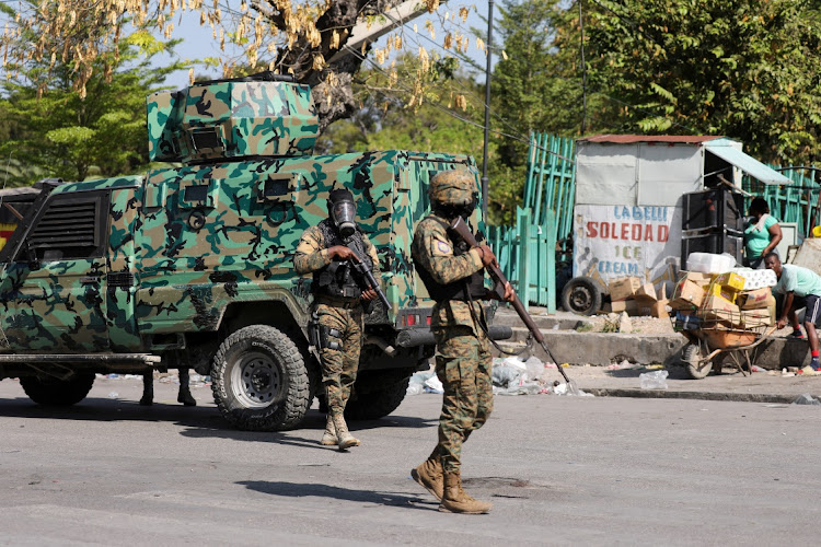 Police officers patrol as Haiti remains in state of emergency due the violence, in Port-au-Prince, Haiti March 9, 2024.