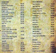 Hotel Seagull menu 2