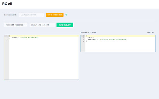 RX-cli - a client for testing RSockets