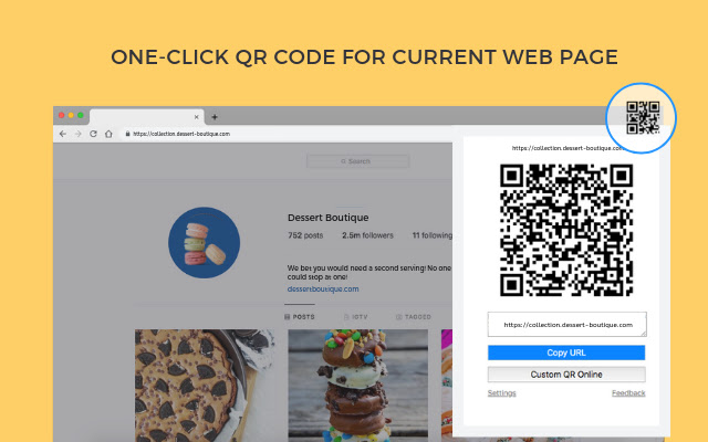 Easy QR Code Generator chrome extension